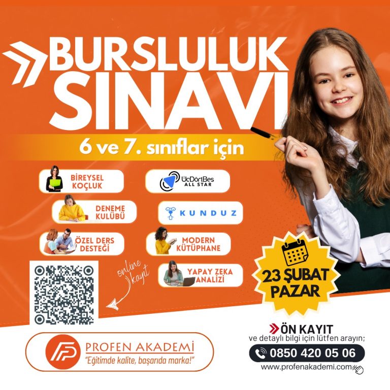 Profen Akademi Bursluluk Sınavı